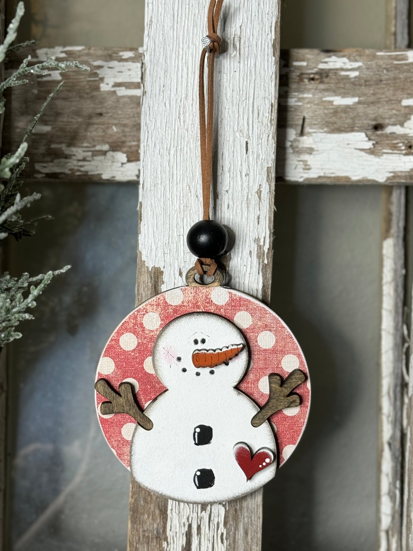 CHRISTMAS ORNAMENT- ASST SNOWMAN ORNAMENT