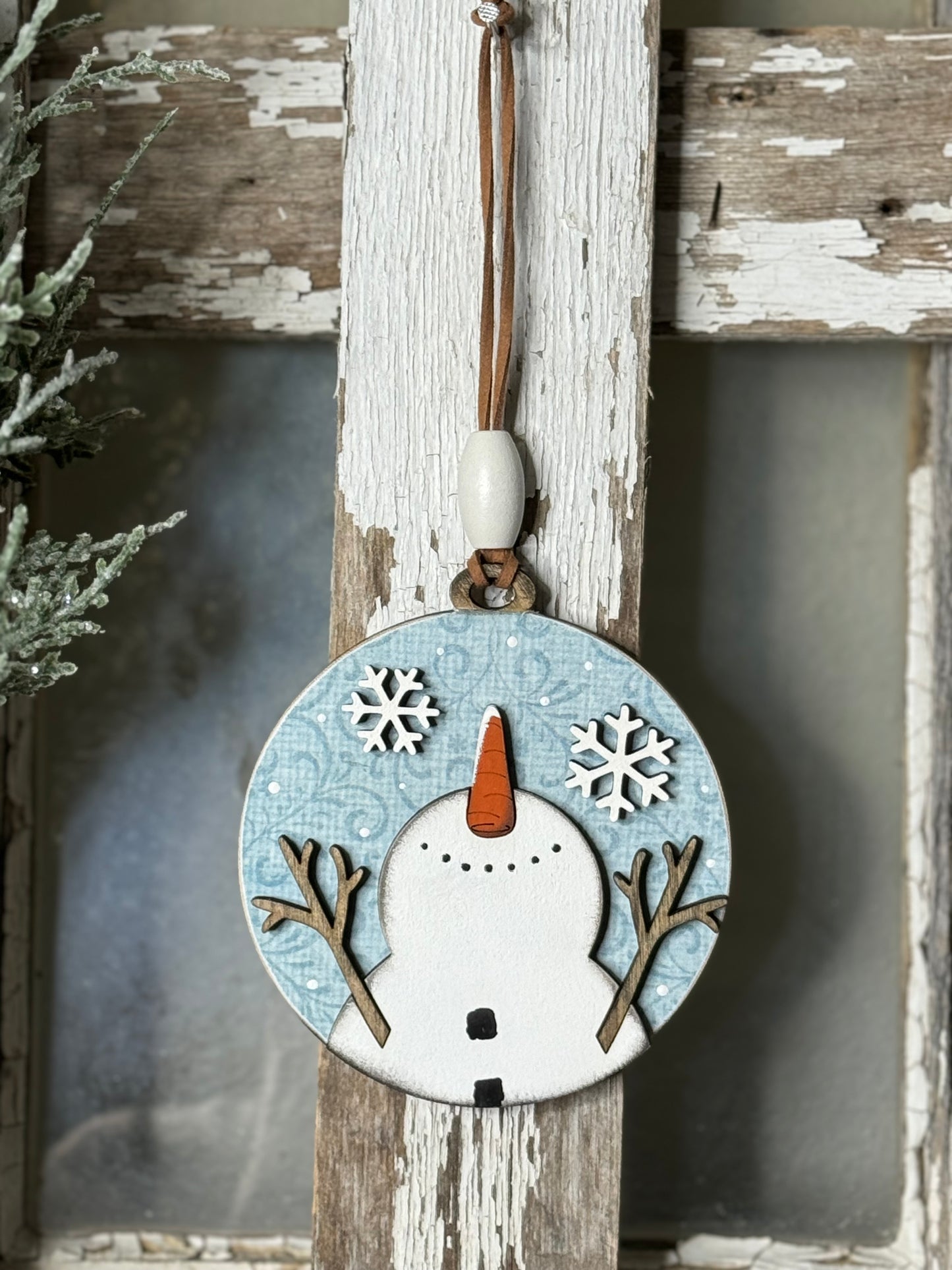 CHRISTMAS ORNAMENT- ASST SNOWMAN ORNAMENT