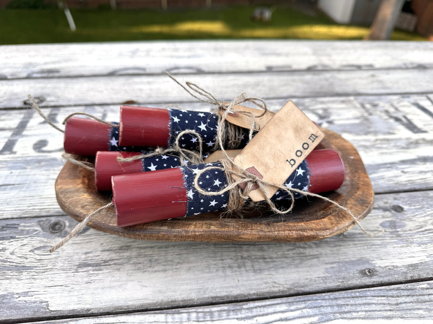 WOOD FIRECRACKERS