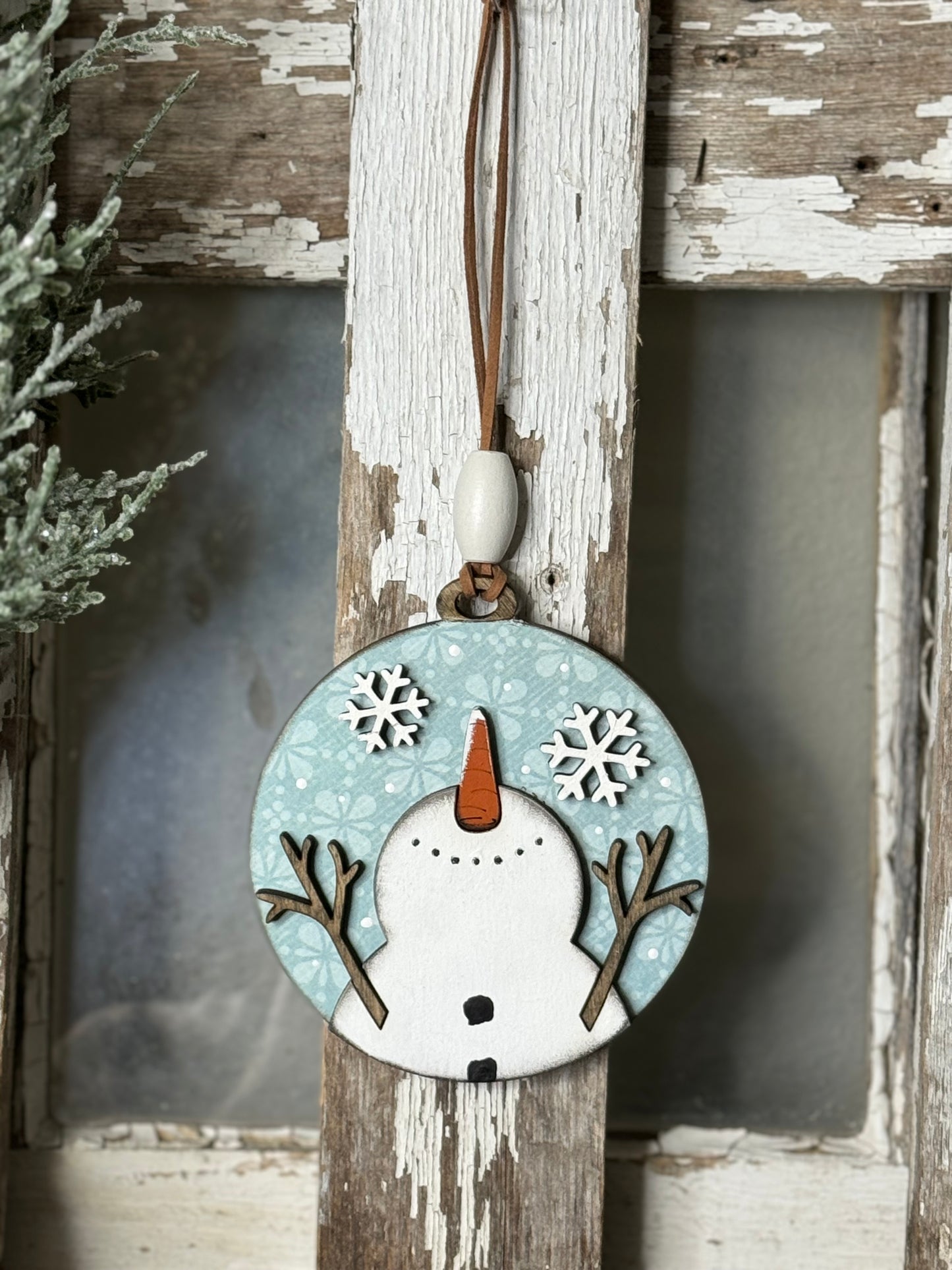 CHRISTMAS ORNAMENT- ASST SNOWMAN ORNAMENT