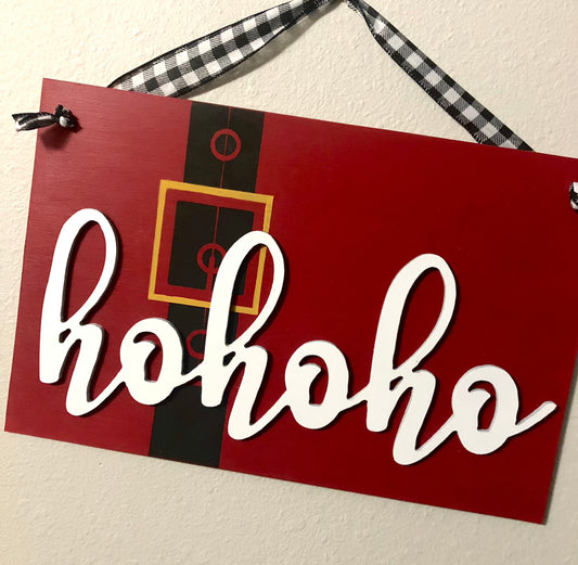 HO HO HO -CHRISTMAS DECOR-LIMITED EDITION